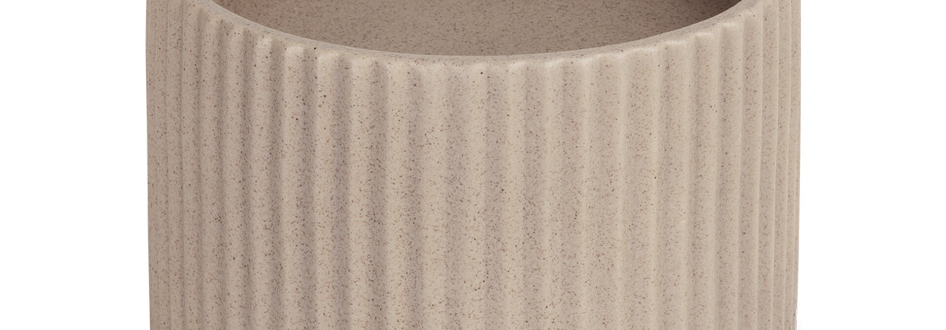 SENSE - Keramische kattenvoerbak - One Size - Zwart, Merengue en Beige