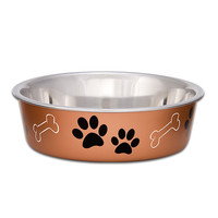 Loving Pets Loving Pets Metallic Bella Bowl Copper