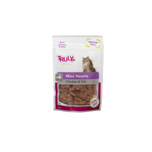 Truly Snacks Truly Mini Hearts Chicken & Fish 20 x 50gr.