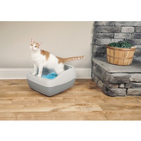 PetSafe® PetSafe® Deluxe Katzentoilette mit Kristall- Katzenstreu