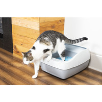 PetSafe® PetSafe® Deluxe Katzentoilette mit Kristall- Katzenstreu