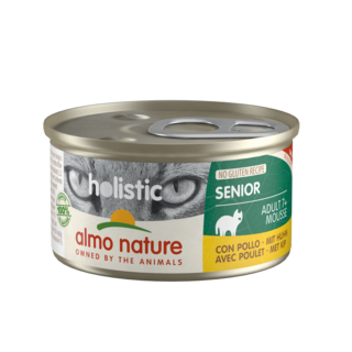 Almo Nature Cat Holistic Wet Food - Senior 7+ - 24 x 85g