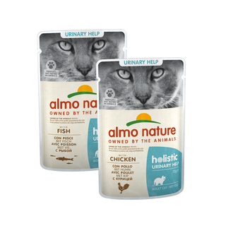 Almo Nature Katze Holistic Nassfutter - Urinary Help - Pouch - 30 x 70g