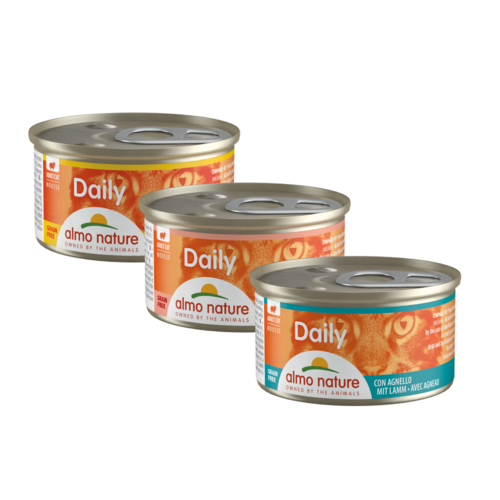Almo Nature Almo Nature Cat Daily Menu Wet Food - Mousse 24 x 85g