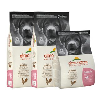 Almo Nature Hond Holistic Dry Food Small Dog Breeds - Puppy - Chicken M/L