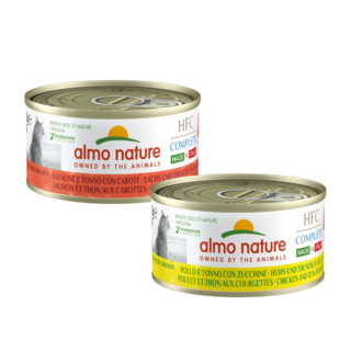 Almo Nature Katze HFC Nassfutter  - Complete - Made in Italy - 24 x 70g