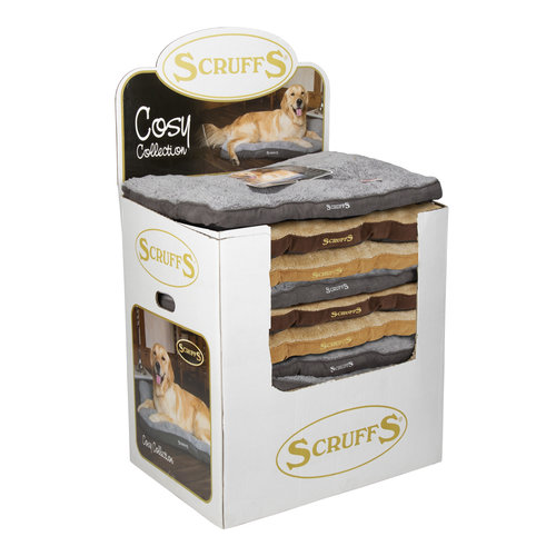 Scruffs® Display Scruffs Cosy Mattress Grey, Chocolate, Tan (18)