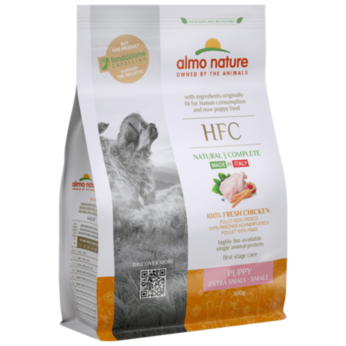 Almo Nature Almo Nature Hond HFC Dry Food Small Dog Breeds - Puppy - XS/S