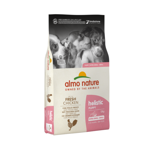 Almo Nature Almo Nature Hond Holistic Droogvoer Kleine Hunderassen - Puppy - Huhn XS/S