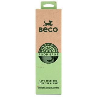Beco Poop Bags Recycled - Unscented - Single Roll Dispenser (300)