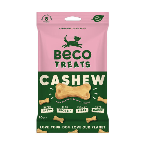 Beco Beco Treats - Cashew with Pumpkin Seed & Carrot 1 x 70g