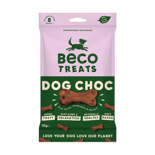 Beco Beco Treats - Dog Choc with Camomile & Quinoa 1 x 70g