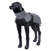 RukkaPets SHINE RAINCOAT - Regenmantel - reflektierendes Grau RukkaPets RukkaPets SHINE RAINCOAT - Regenmantel - reflektierendes Grau