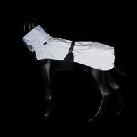 RukkaPets SHINE RAINCOAT - Regenmantel - reflektierendes Grau RukkaPets RukkaPets SHINE RAINCOAT - Regenmantel - reflektierendes Grau