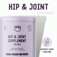 Imby Imby Pet Food - Hip & Joint Supplement for Dogs - 270g - Pastel Purple