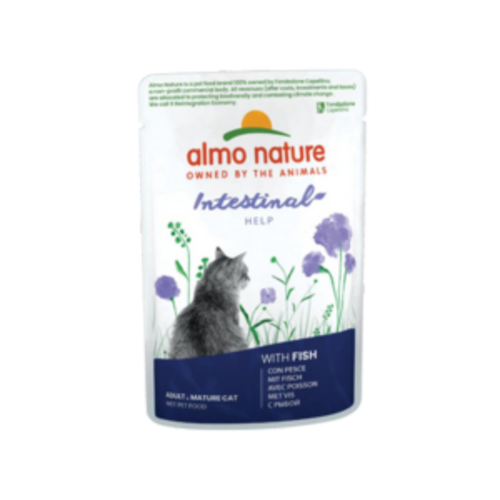 Almo Nature Almo Nature Cat Holistic Wet Food - Digestive Help -  Pouch - 30 x 70g