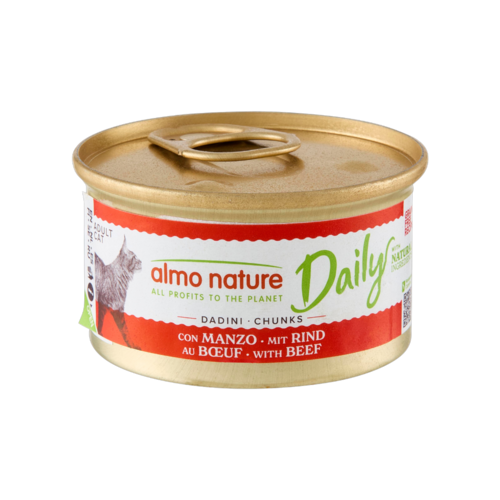 Almo Nature Daily Menu Nassfutter Katze - Würfel - Dose - 24 x 85g