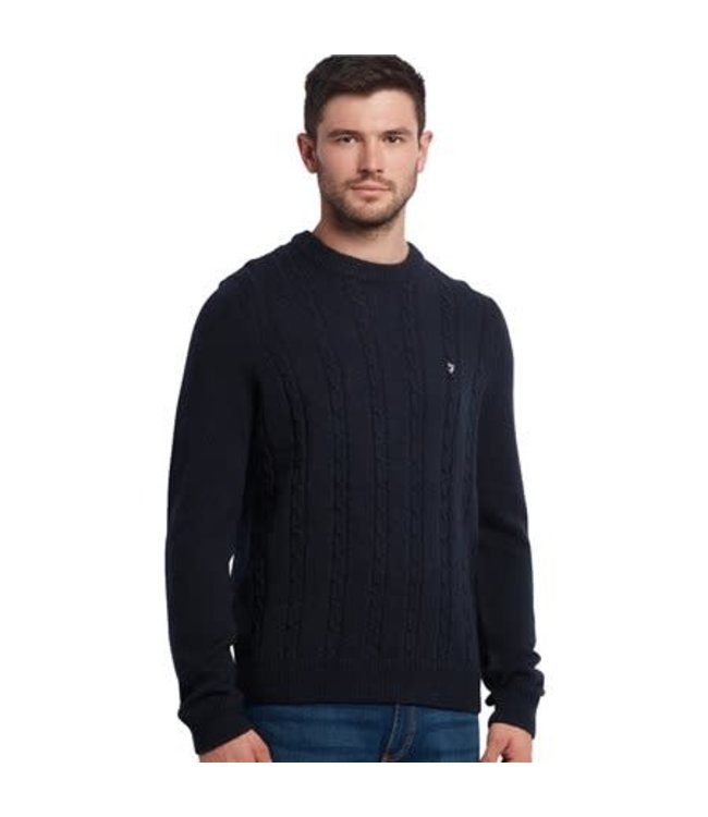 farah cable knit jumper