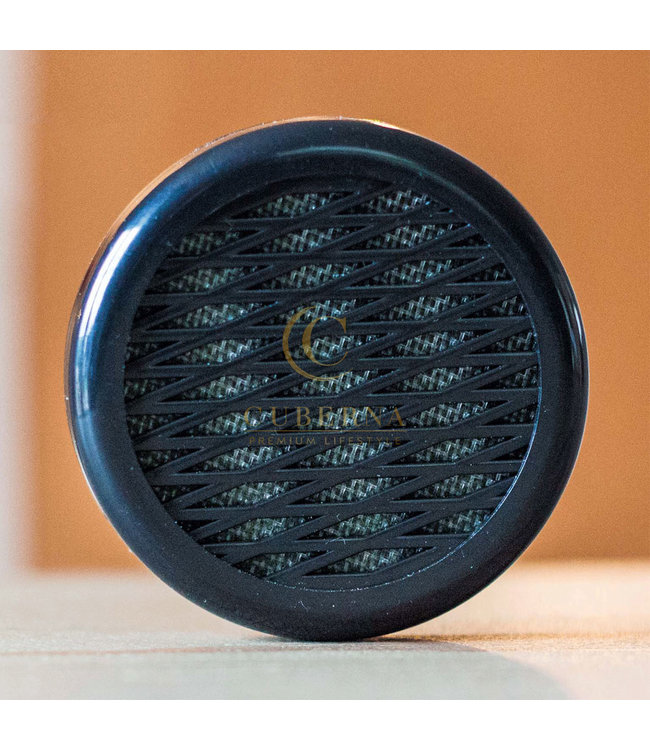 Zwarte bevochtiger met spons