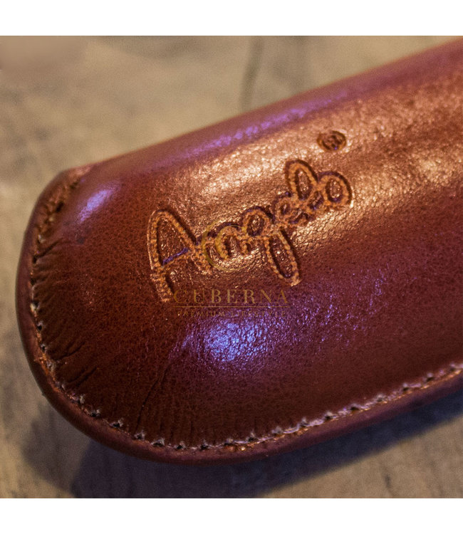 Lederen sigarenkoker Angelo bruin