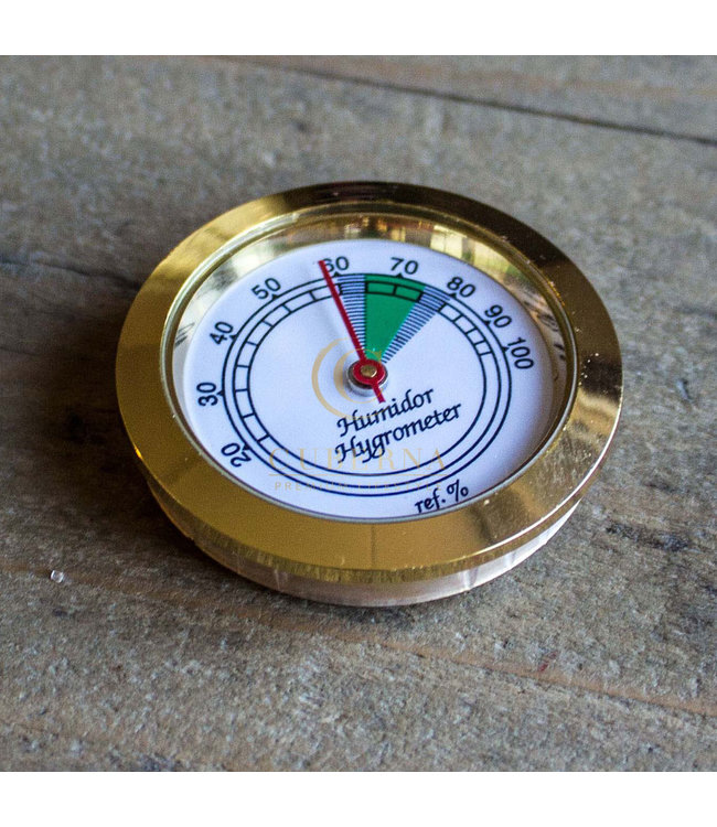 Hygrometer basis goud