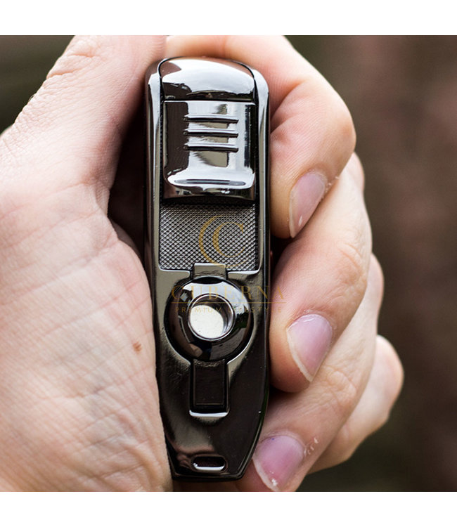 The Master lighter sigarenaansteker incl. sigarenboor - Jet flame aansteker voor sigaren