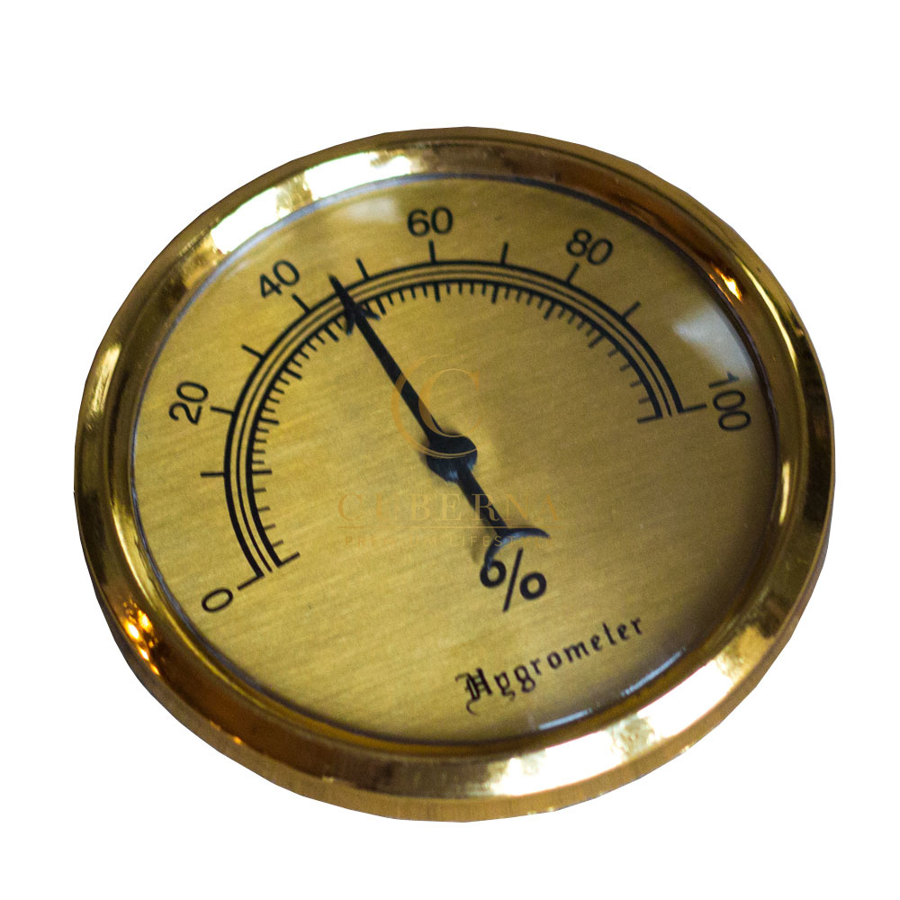 Grote hygrometer klassiek brons Beschikbaar bij Cuberna! Cuberna.nl