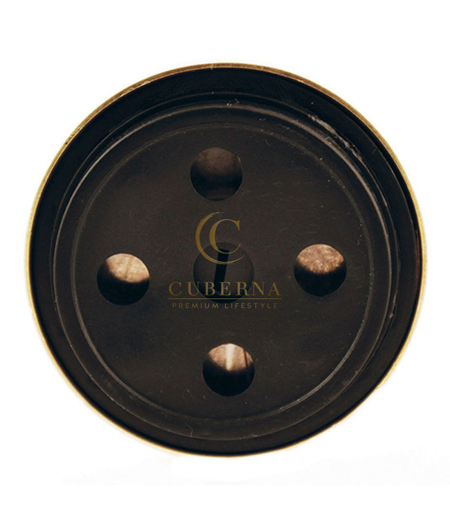 Kleine hygrometer klassiek brons