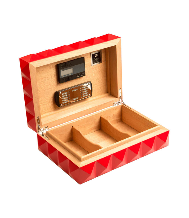 Humidor Colibri Quasar mat rood