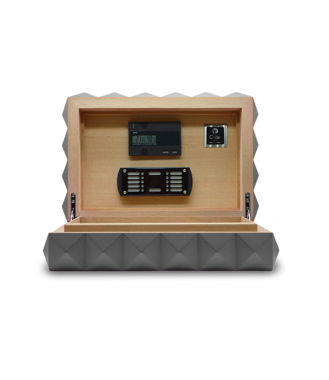 Humidor Colibri Quasar mat zwart
