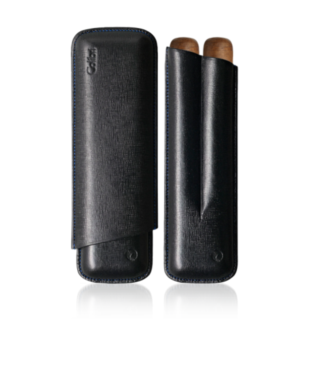 Sigarenkoker Colibri Saffiaan leder Churchill