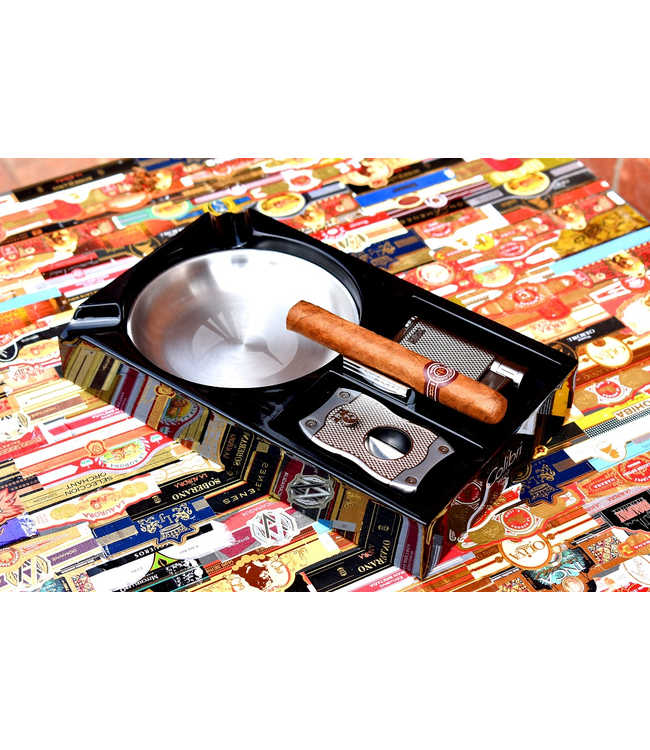 Sigarenasbak Colibri Windsor Black Wood