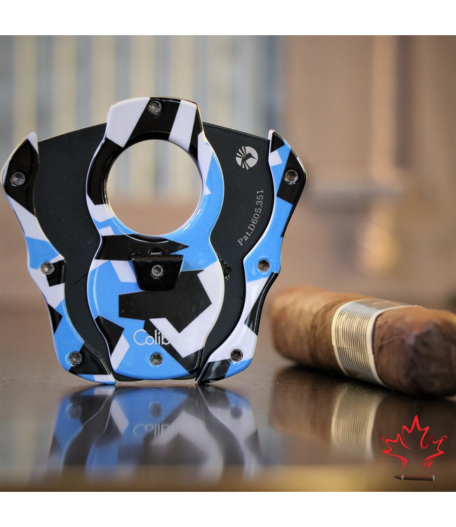 Sigarenknipper Colibri Camo Cut blauw