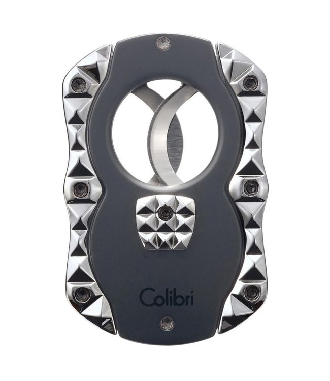 Sigarenknipper Colibri Quasar Double cut zwart - chrome