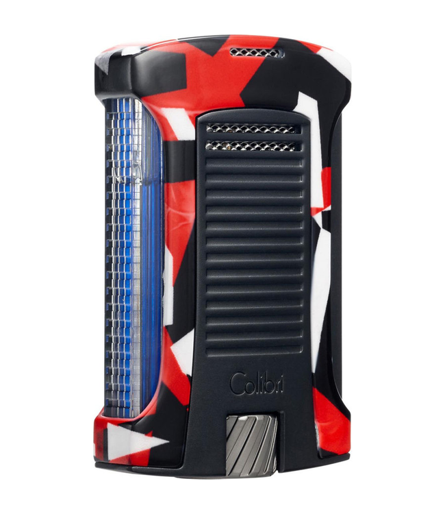 Aansteker Colibri Daytona Camo rood