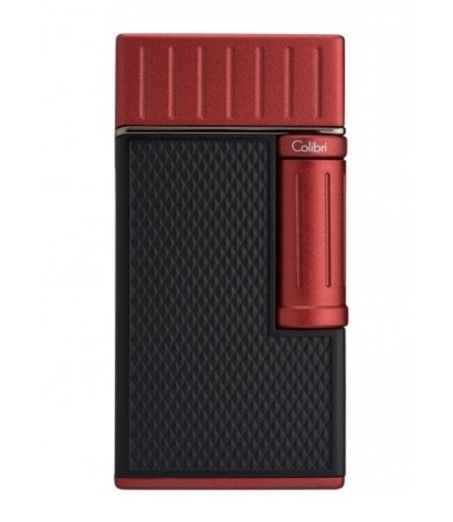 Aansteker Colibri Julius V Twin-Flame zwart - rood