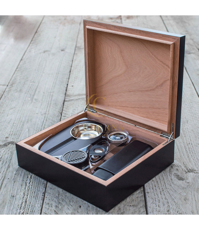 Humidor Black set
