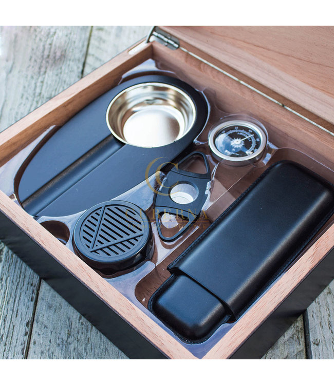 Humidor Black set