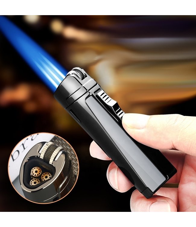 Sigarenaansteker Apollo III zwart