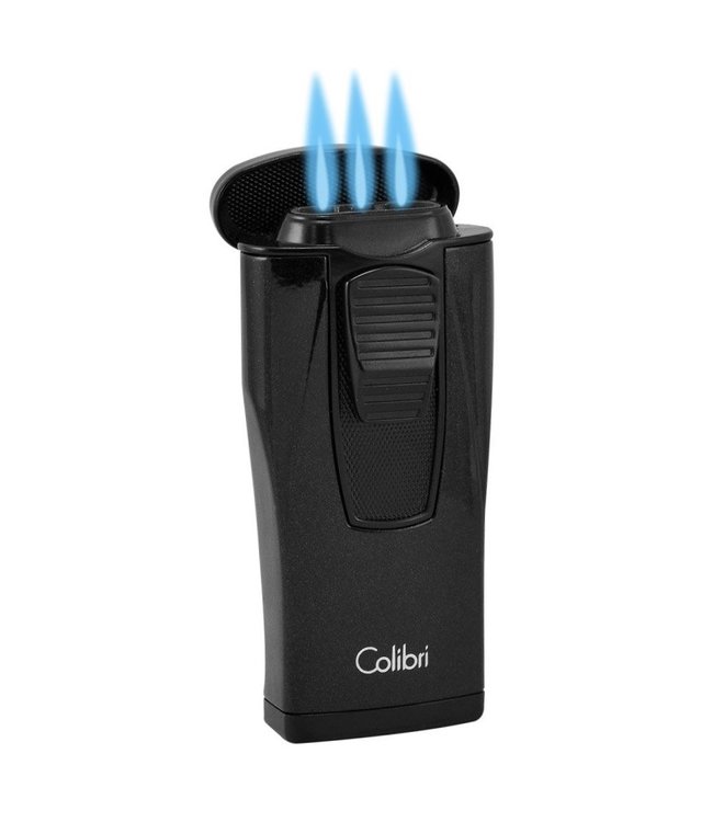 Aansteker Colibri Monaco metallic zwart
