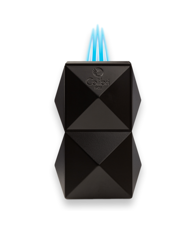 Sigarenaansteker Colibri Quasar tafelaansteker zwart