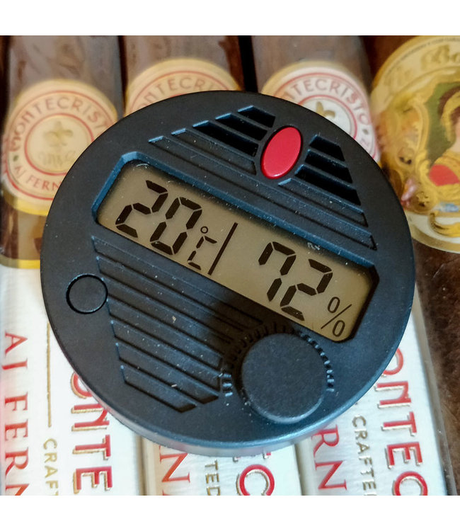 HygroSet II - Digitale ronde hygrometer instelbaar