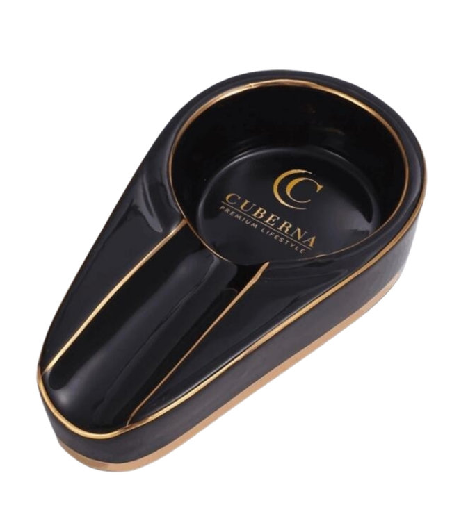 Sigarenasbak Cuberna keramiek zwart