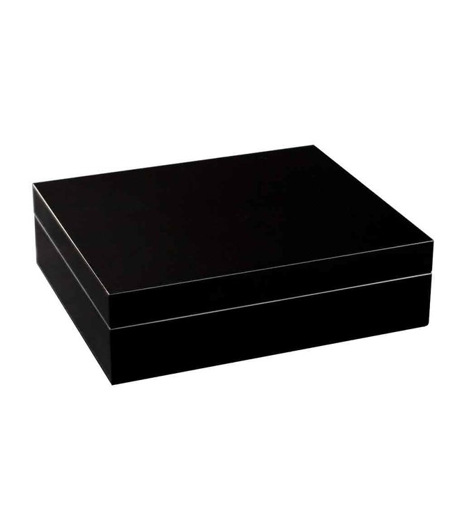 Humidor Basic Zwart met Hygrometer en Humdifier