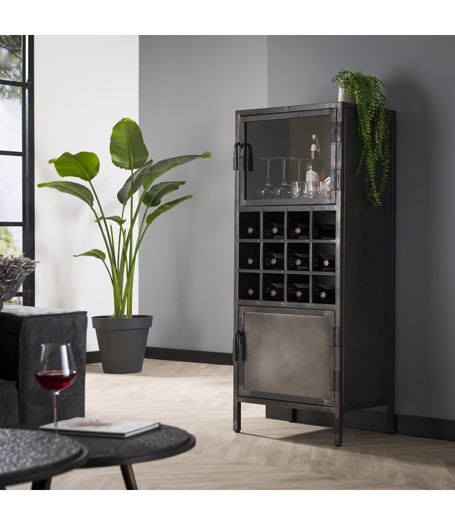 Wijnkast Ruff metal