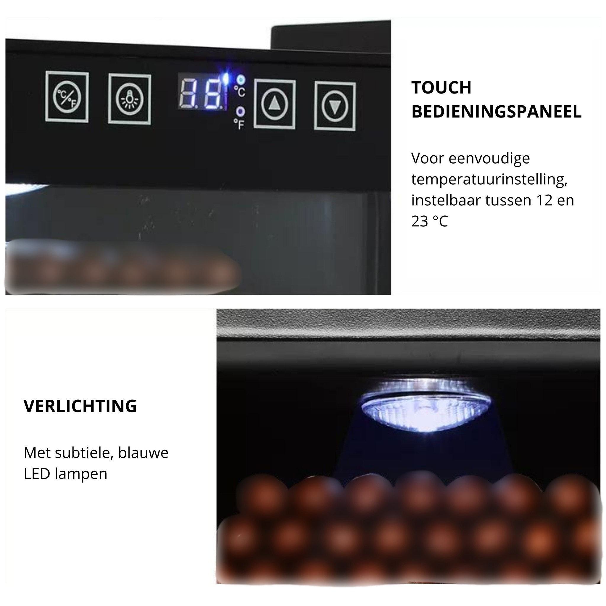 Elektrische Humidor Emilia 25L1 voor 150 sigaren Cuberna.nl