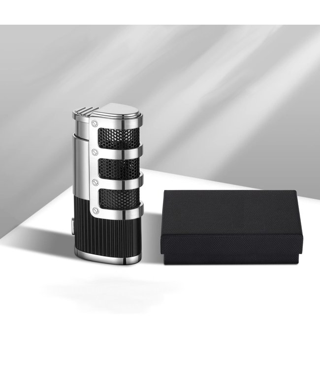 Sigarenaansteker Capri incl. sigarenboor - Jet flame aansteker voor sigaren