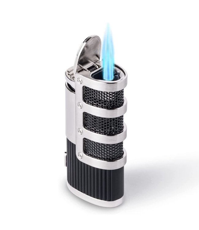 Sigarenaansteker Capri incl. sigarenboor - Jet flame aansteker voor sigaren