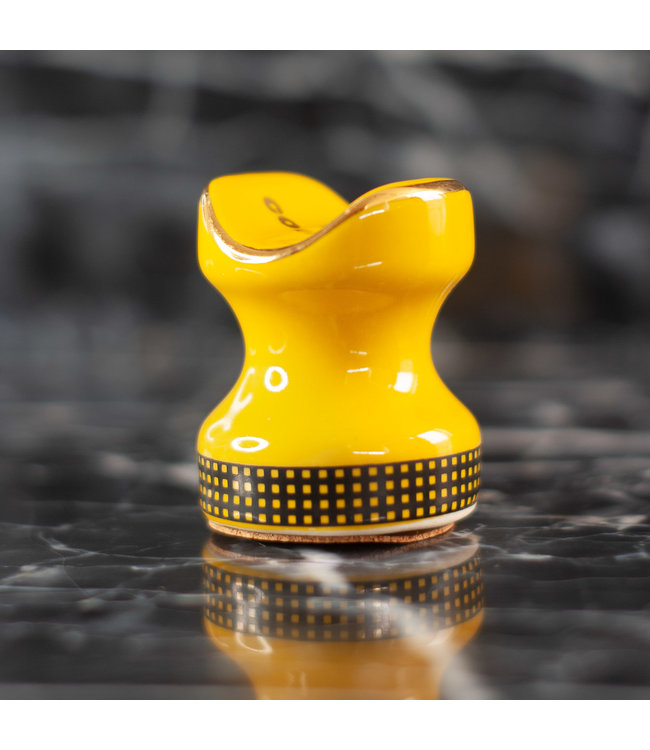 Cohiba sigaarhouder set (2 stuks) in geel