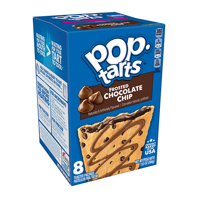 Pop Tarts Frosted Chocolate Chips 384g Beverage Confectionery